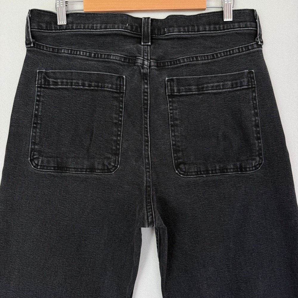 Hollister Baggy Jeans Mens 32x29 Washed Black Relaxed Fit Denim Y2K Streetwear - Picture 9 of 14